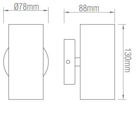 Saxby OD51004 ODI 35W 2-Light Wall Light - Saxby - Falcon Electrical UK