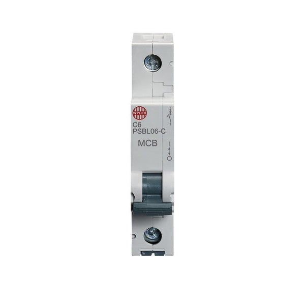 Wylex PSBL06-C 6A, C-Type Single Pole MCB - Wylex - Falcon Electrical UK