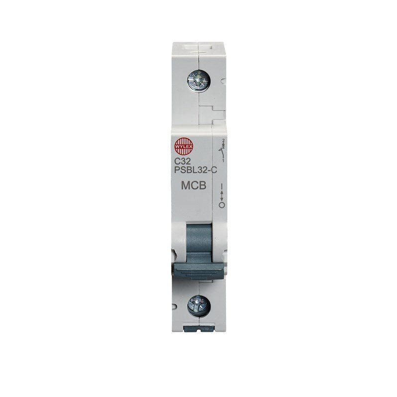 Wylex PSBL32-C 32A, C-Type Single Pole MCB - Wylex - Falcon Electrical UK