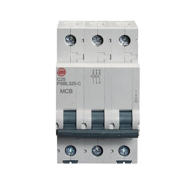 Wylex PSBL325-C 25A, C-Type Triple Pole MCB - Wylex - Falcon Electrical UK