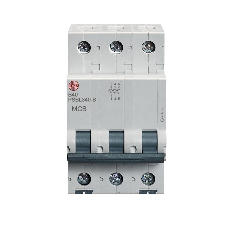 Wylex PSBL340-B 40A, B-Type Triple Pole MCB - Wylex - Falcon Electrical UK