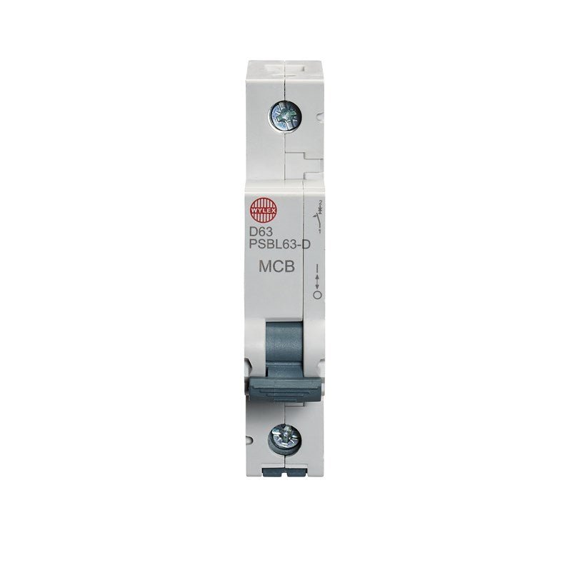 Wylex PSBL63-D 63A, D-Type Single Pole MCB - Wylex - Falcon Electrical UK