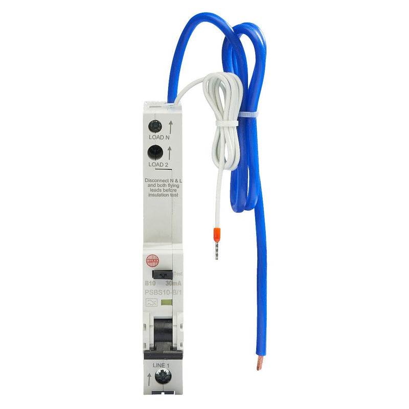 Wylex PSBS10-B-1 10A, B-Curve, Single Pole + Neutral RCBO - Wylex - Falcon Electrical UK