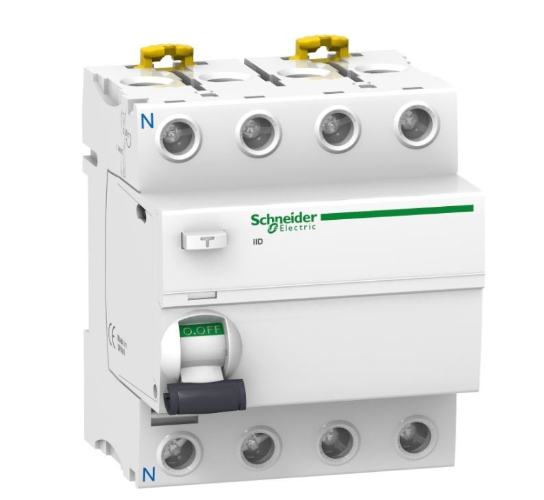 Schneider Electric SED100304S 100A 300mA, 4-Pole RCD for 3-Phase LoadCentre KQ Distribution Board - Schneider Electric - Falcon Electrical UK