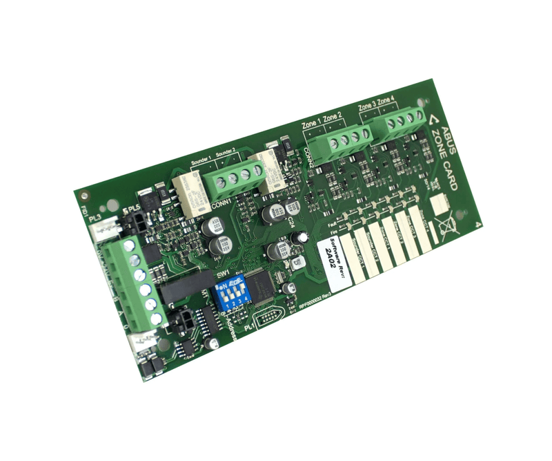 C-Tec Z16 ZFP 4 Way Detector Zone and 2 Way Conventional Sounder Circuit PCB (full size) - CTEC - Falcon Electrical UK